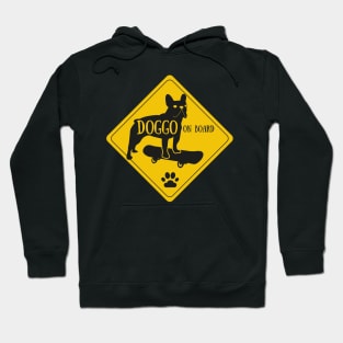 bulldog on board Hoodie